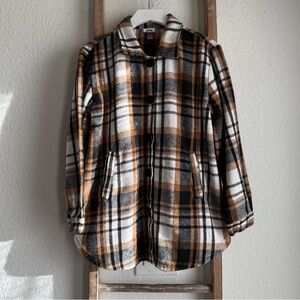 WRV Girls Plaid Shacket Dress Sz: Med or 8/10